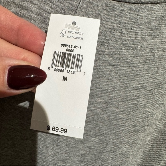 NWT. Banana Republic Factory Gray Midi Dress. Size Medium - Picture 4 of 9